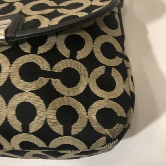 Coach Kirsten op c black gray mini bag - Picture 6 of 16